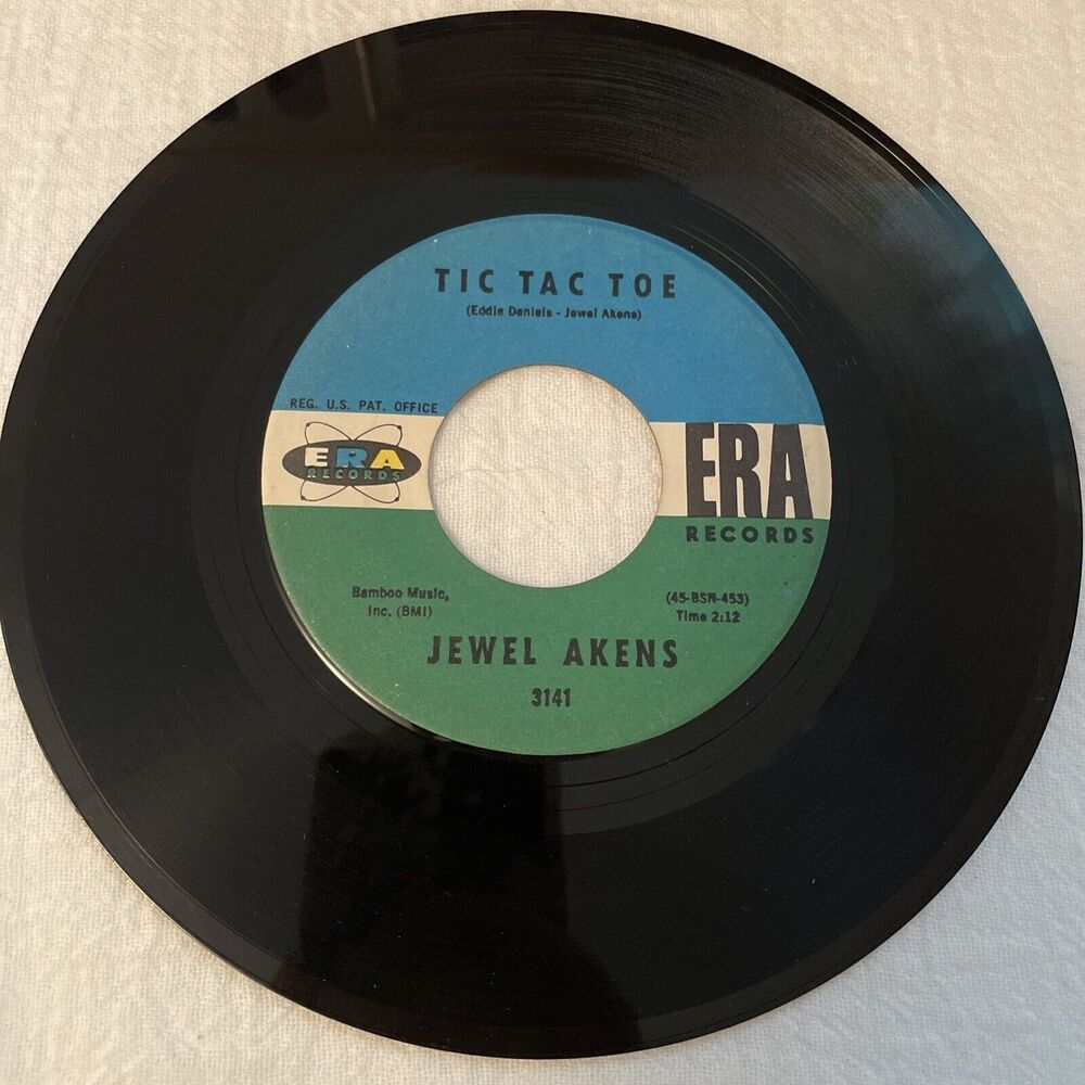 Jewel Akens The Birds and the Bees / Tic Tac Toe  45RPM ERA Records 1965
